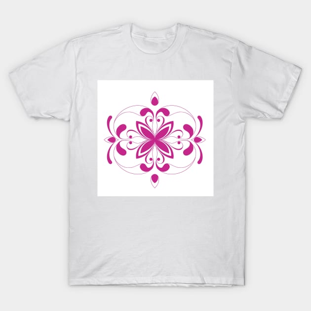 flower mandala T-Shirt by stupidpotato1